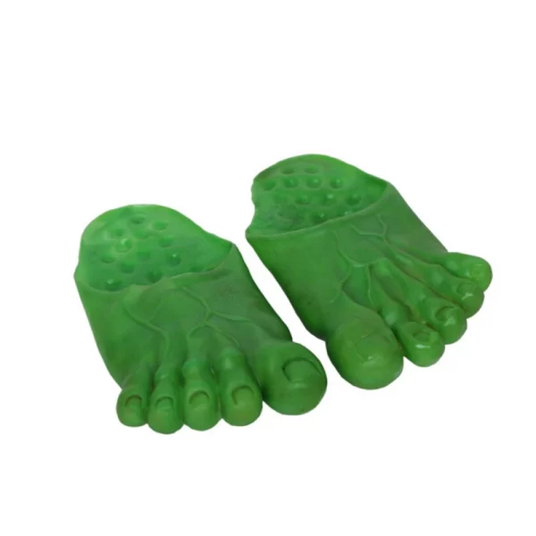 Halloween Hulk Slippers bottom Bigfoot slippers party shoes funny shoescover show Cosplay props Makeup Show for Children Gifts - Image 3