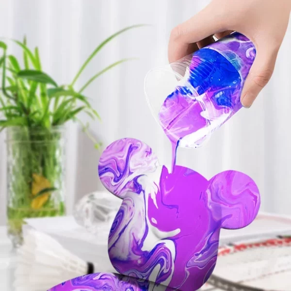 DIY Painting Fluid Balloon Dog Statue Hand-painted White Embryo Graffiti Painting Balloon Dog Children's Toys Trendy Art Crafts - Image 5