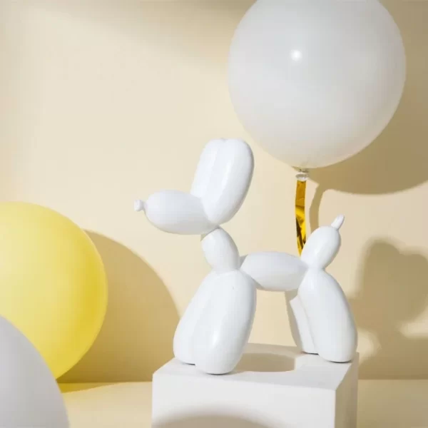 DIY Painting Fluid Balloon Dog Statue Hand-painted White Embryo Graffiti Painting Balloon Dog Children's Toys Trendy Art Crafts - Image 6