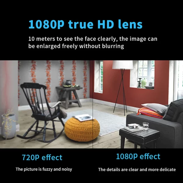 HD 1080P Mini Camera WiFi Camcorder Video Audio Recorder DVR Remote Control Night Vision Motion Sensor Action Cam Baby Monitor - Image 4