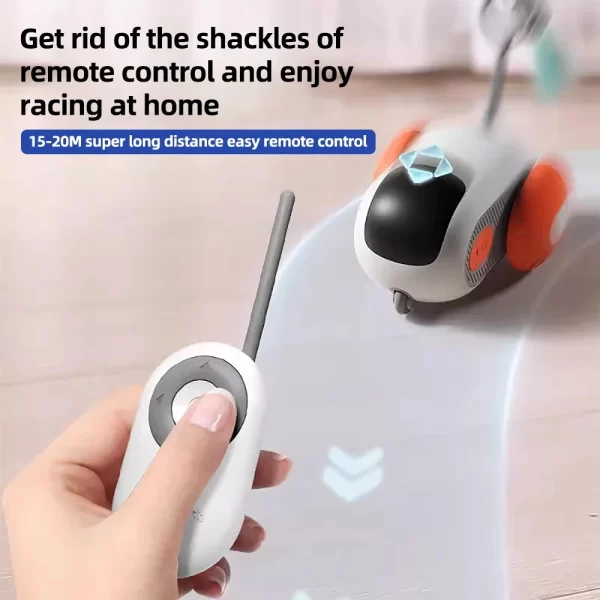 Smart Cat Toy Car Interactive Cat Toy Ball Automatic Rolling Remote Control Toy Car Indoor Cat Accessories Pet Kitten Supplies - Image 6
