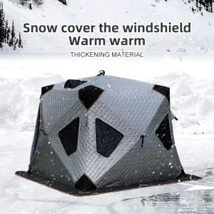 YOUSKY Camping Outdoor Fishing Cube Winter Cotton Tent Sauna Keep WarmIce Fishing Tent Customizable Chimney Customized Size
