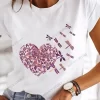 Explosive Dragonfly Butterfly Print Base Top Loose Women's Short-sleeved T-shirt Round Neck Oversized T Shirt Women Clothes TEE - Image 4
