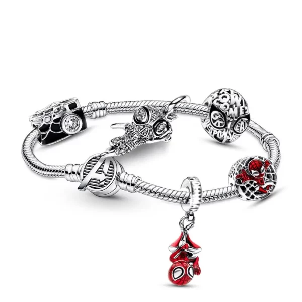 Disney Marvel Deadpool Jewellery Findings Loki Avengers Charm Chain Beaded Fit Original Pandora Bracelet DIY Ladies Jewelry Gift - Image 5