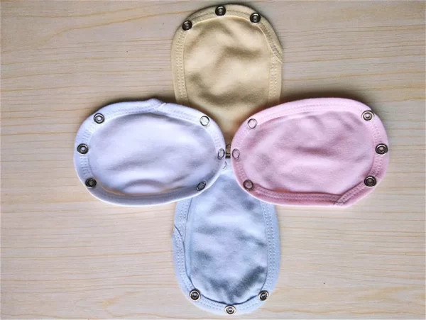 2PCS Baby Romper Partner Utility Bodysuit Diaper Jumpsuit Extend Film 4 Colors - Image 5