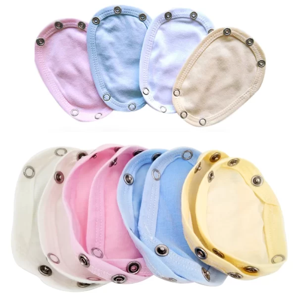 2PCS Baby Romper Partner Utility Bodysuit Diaper Jumpsuit Extend Film 4 Colors