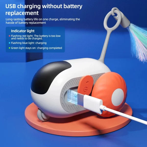 Smart Cat Toy Car Interactive Cat Toy Ball Automatic Rolling Remote Control Toy Car Indoor Cat Accessories Pet Kitten Supplies - Image 3