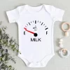 Hot White Cotton Baby Onesie Minimalist Print Top Sell Creativity Milk High Quality Summer New Clothes 0-24 Newborn Romper