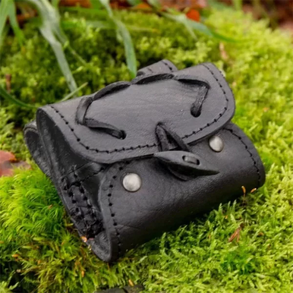 Witchcraft Spell Bottle Pouch With Glass Vial Medieval Witch Wicca Occult Accessory Magical Potion Jar Prop Bag For Costume LARP - Image 5