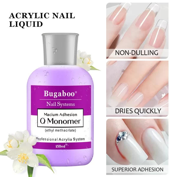 150ML EMA Acrylic Monomer Liquid for Acrylic Powder Carving/Extension/Dipping Crystal Liquid Professional Fast Dry Manicure Tool - Image 3