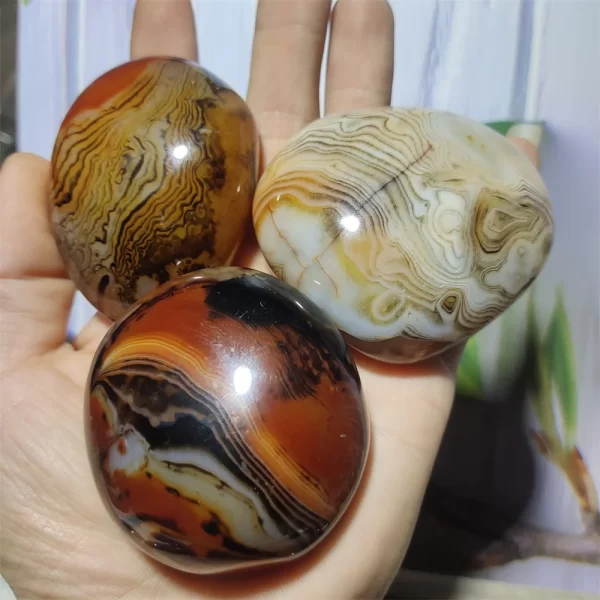 Natrual Red Sardonyx Playthings Small Stones Crystal Wrapped Witchcraft Supplies Meditation Spiritual Home Decoration - Image 2