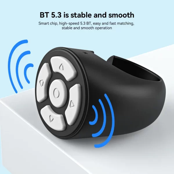 Scrolling Ring Wireless Finger Shutter Remote Control Page TurnerMobile Phone Controller Bluetoothcompatible For Home Travel Car - Image 5