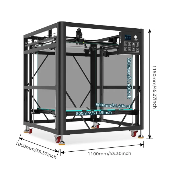 2025 VEHO 600 PRO / PRO V2 800 Series 3D Printer High Precision Large Size Printing Upgraded Quick Assembly 3d printer DIY kit - Image 2