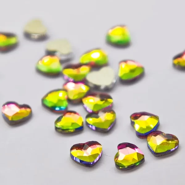 wholesale 3mm Mini Heart INS Hot Flat Back Nail Rhinestone Special Shaped Crystals Art Stones 3D Personalized Decoration - Image 6