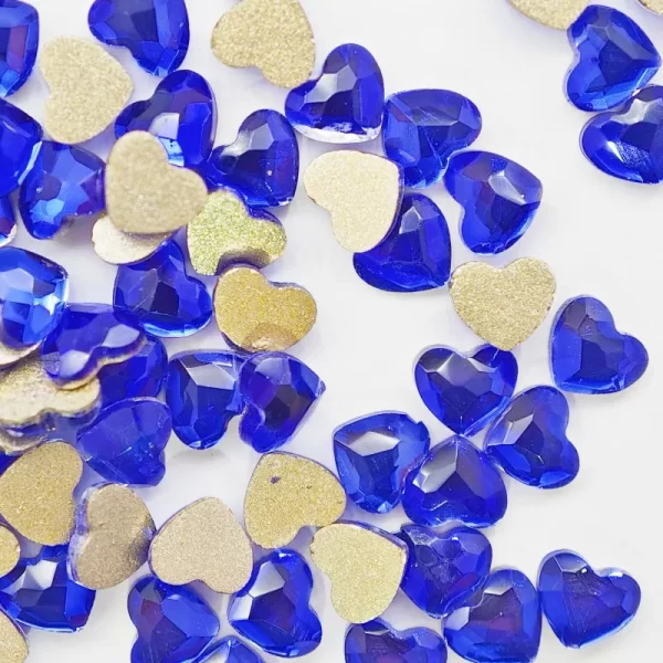 wholesale 3mm Mini Heart INS Hot Flat Back Nail Rhinestone Special Shaped Crystals Art Stones 3D Personalized Decoration - Image 3