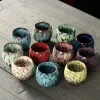 Japanese Style Tea Cup Kiln Transformation Ceramic Espresso Cup Porcelain Kung Fu Teacup Pottery Coffee Mug Wine Drinkware - Image 2